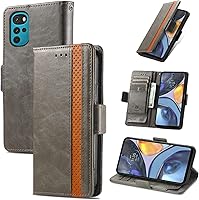 Vista 12 de Funda para Honor X7, Funda para Honor Play 30+ Plus Funda de piel sintética con ranuras para tarjetas Funda con soporte abatible Rojo