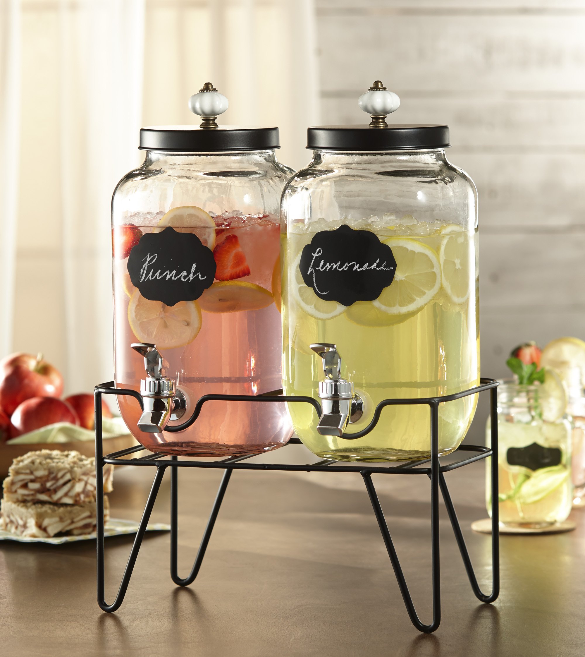Jay Companies Manchester Set Of 2 Beverage Dispensers 3.1 L Each main image 0