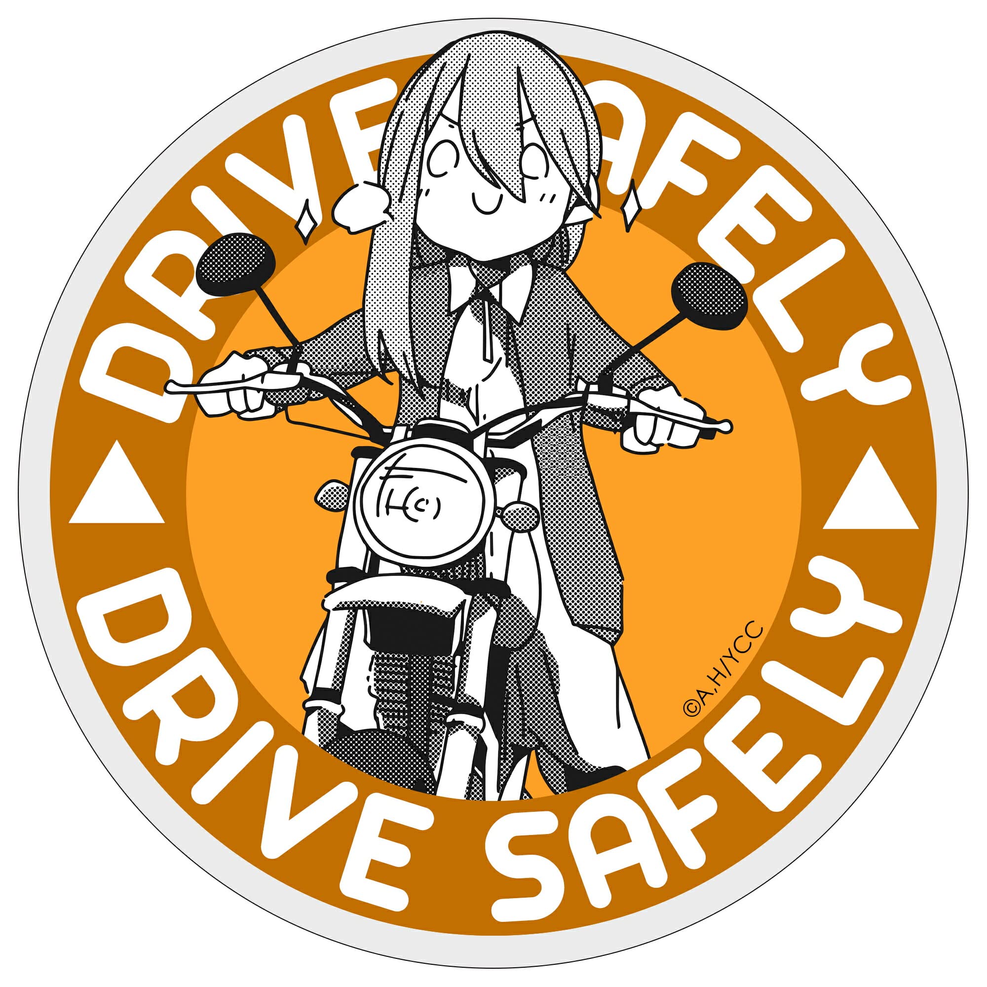 Amazon.co.jp: ゆるキャン△ ステッカー [デザイン:17.BIKE