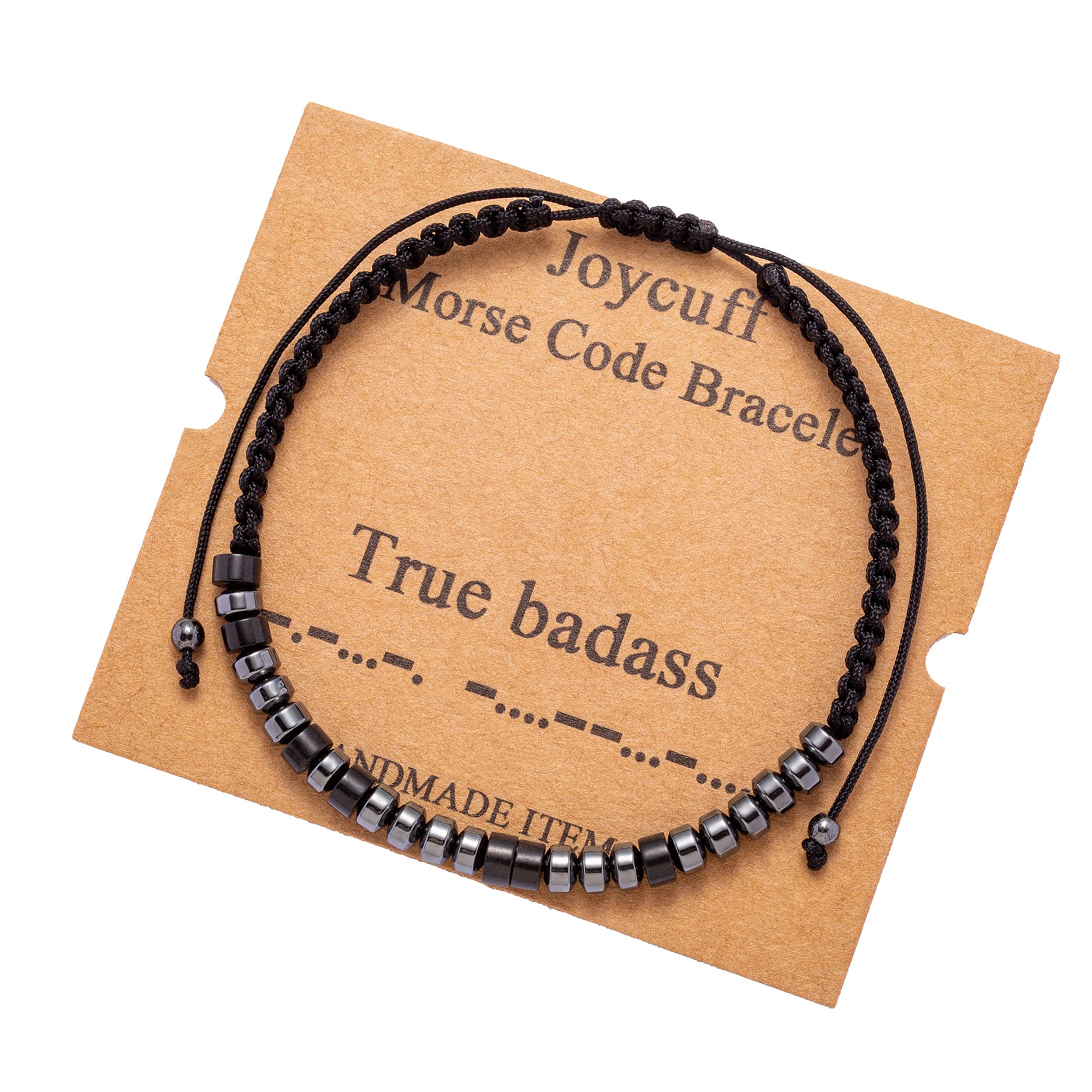 Morse Code Bracelets for Women Funny Inspirational Birthday Gifts for Her Mom Daughter Sister Best Friend Handmade Fashion Trendy Dainty Jewelry