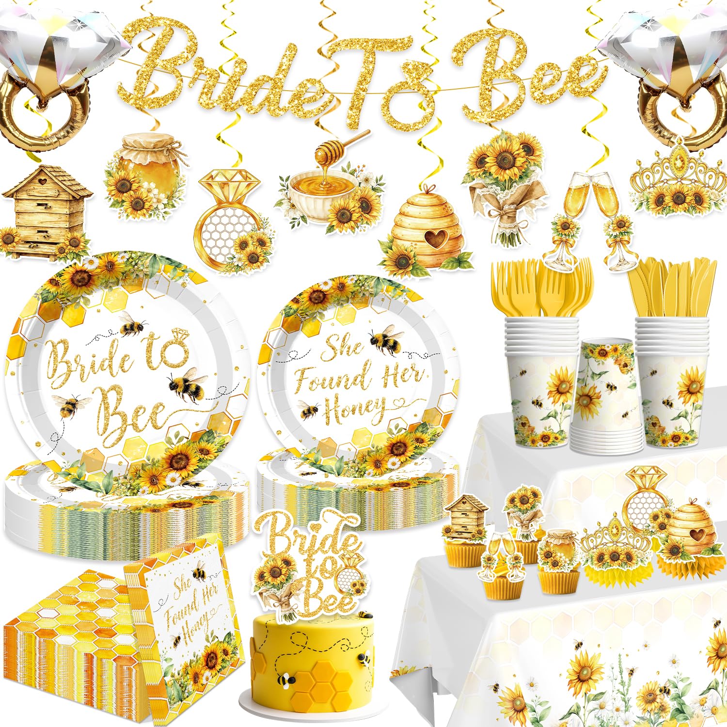 Bridal Shower Honey decoración para despedida de soltera 8