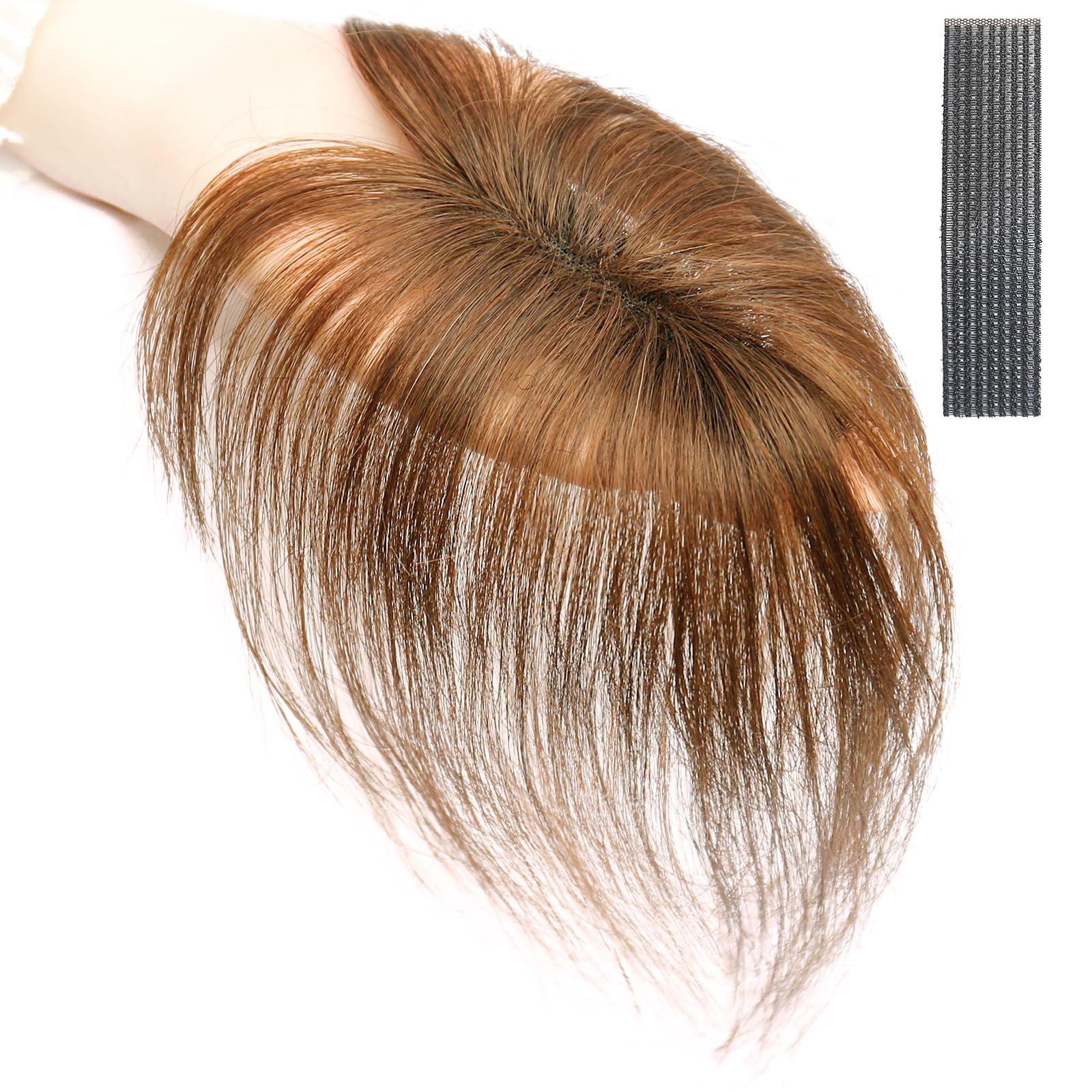 Amazon.co.jp: 日本ヘアピース研究所 前髪ウィッグ 人毛100％ ピンなし