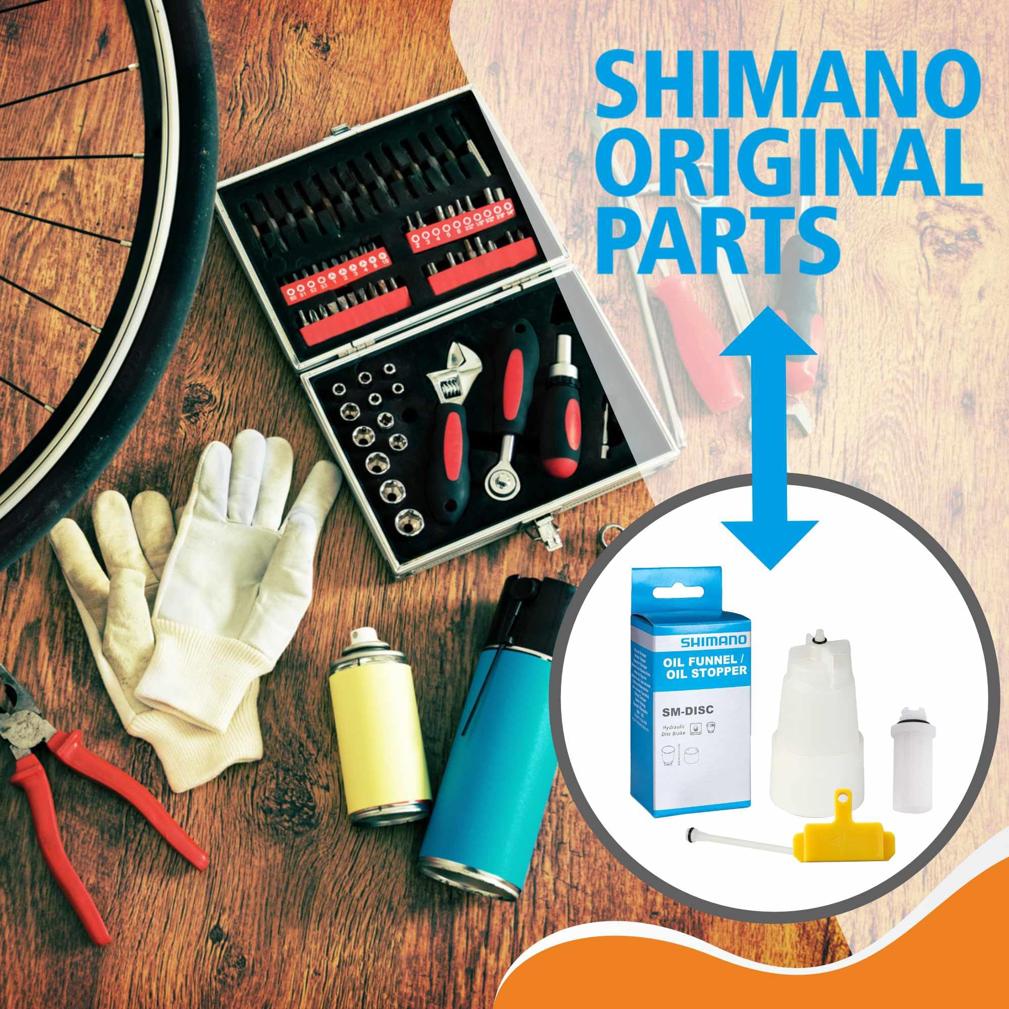 Entlüftungskit XL für alle Shimano Scheibenbremsen inkl. 250ml Bremsflüssigkeit Entlüftungsset für Shimano Deore, Ultegra, Dura-Ace, GRX, SLX, Alivio, Acera, Altus, Tourney, Nexus, Alfine, Metrea uvm