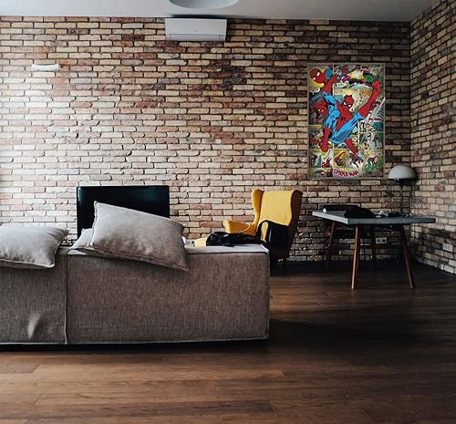 Miniatura 6 de The Amazing Spider-Man - Póster impreso de Marvel Comics (estilo retro, montaje cómico) (tamaño 24 x 36 pulgadas) (juego de póster y tira de