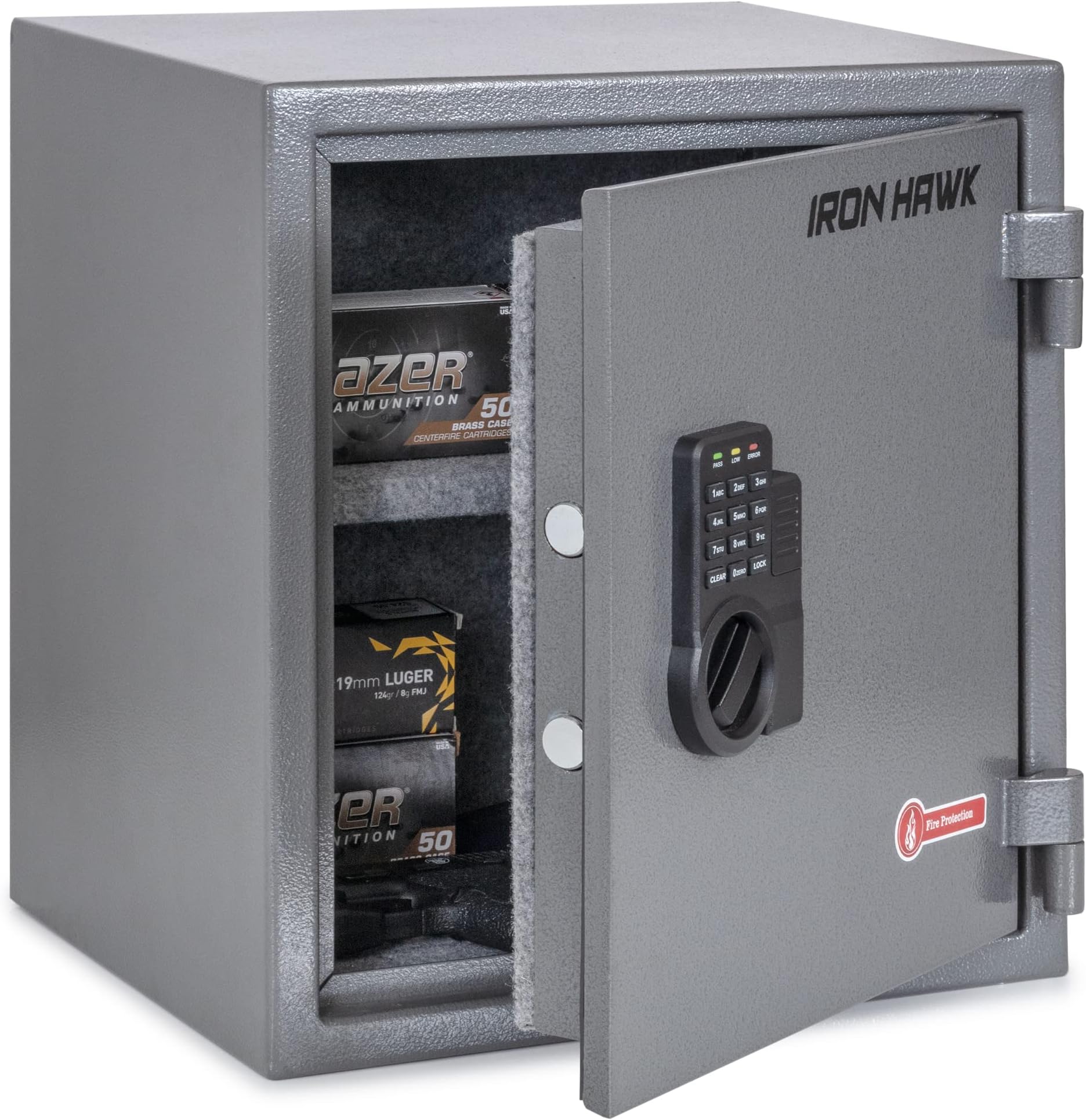 Iron Hawk Home Safe - Fire and Combination Resistant - Small to Medium Duty - Heavy Duty Construction