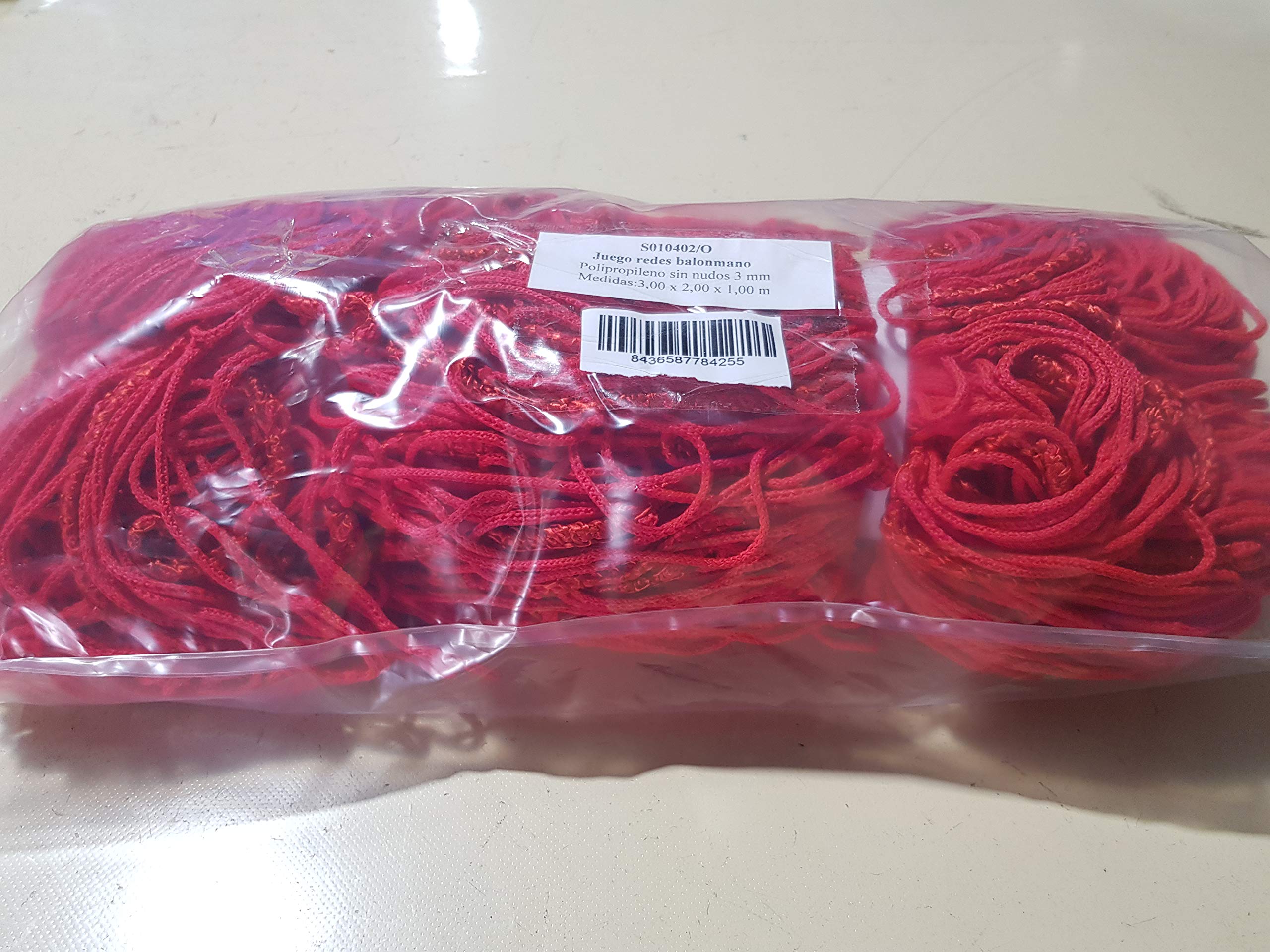 Filets Handball Futsal 3x2 m Polypropylène 3 mm Bleu Vert Rouge Noir