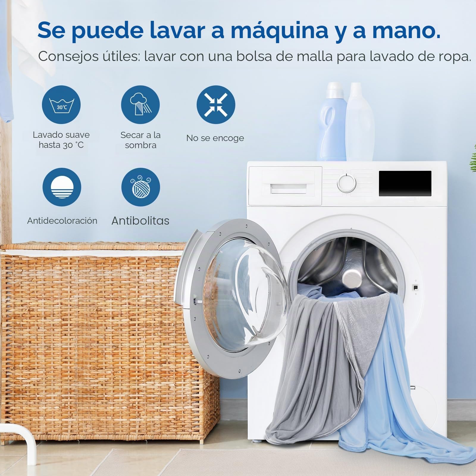 Marchpower Manta Verano Fresco-Gris, 200×220cm | ARC-Chill 3.0, con Fibra de Enfriamiento Japonesa Q-MAX>0.5,Transpirable Suave,Anti Estático,9 Caras,Alivia Sudor