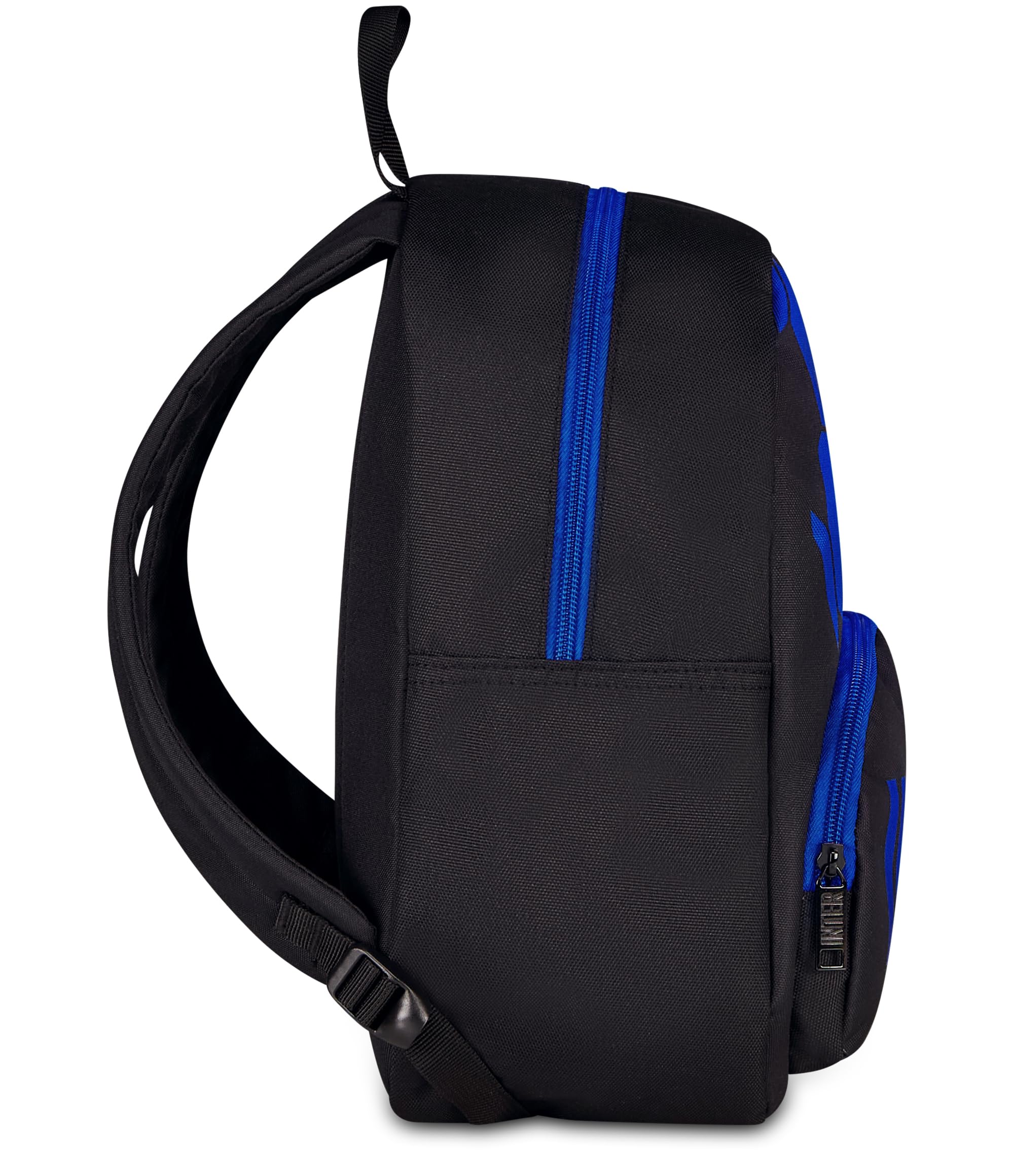 Seven Zaino Small Inter, Blu, 14 L, Zainetto monoscomparto, Tasca frontale, Tasca laterale portaborraccia, Scuola, Asilo, Tempo libero, Bambini, Ragazzi e adulti, Calcio, Prodotto ufficiale