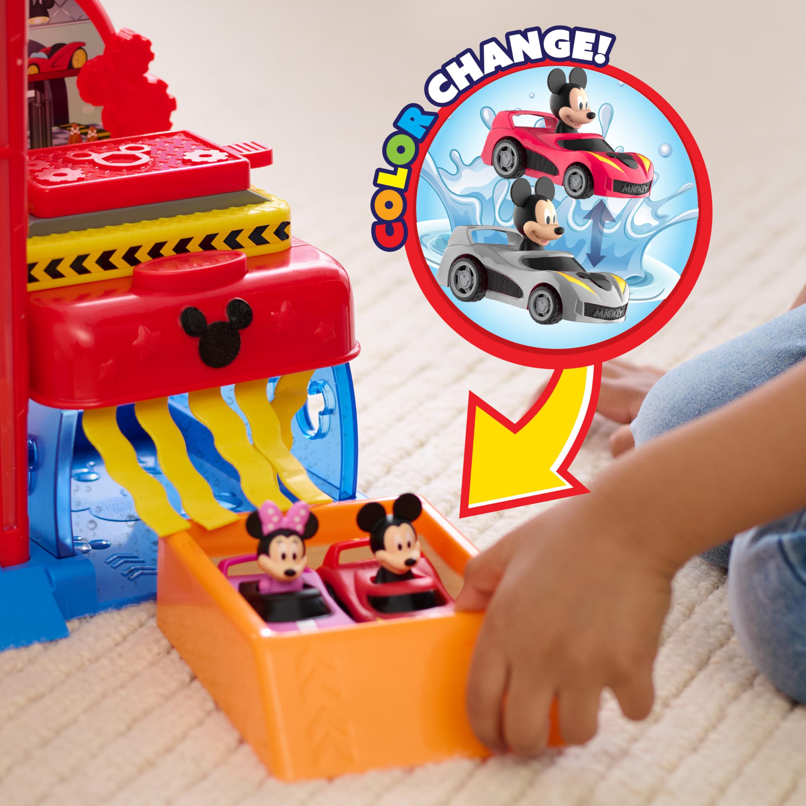 Amazon.com: Disney Junior Mickey Mouse Ready to Race Garage