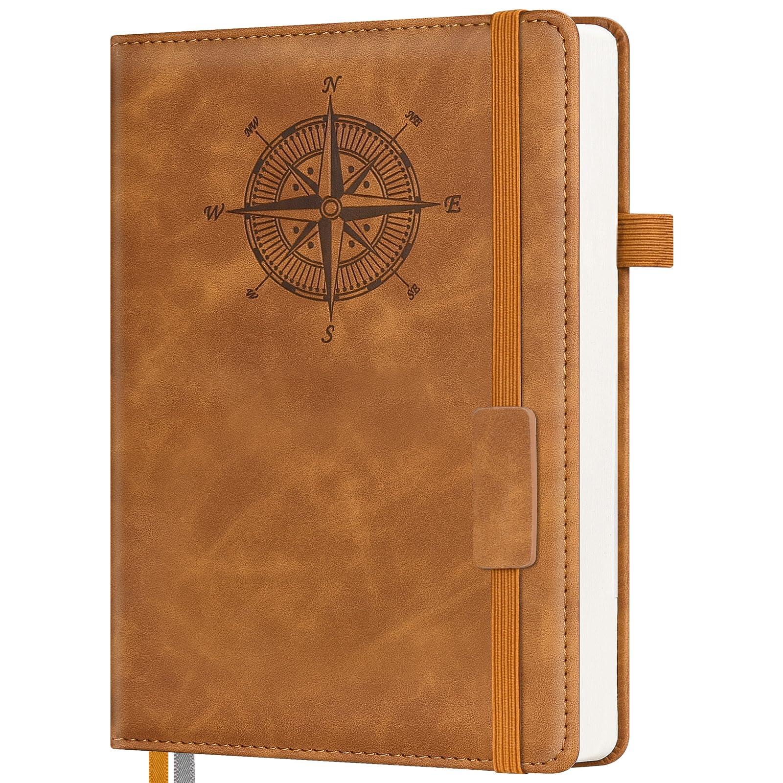 Notebook Journal for Women Men: Leather Journal for Writing, Hardcover College Ruled Journals Notebooks with Thick Paper, Large A4 Daily Journal for