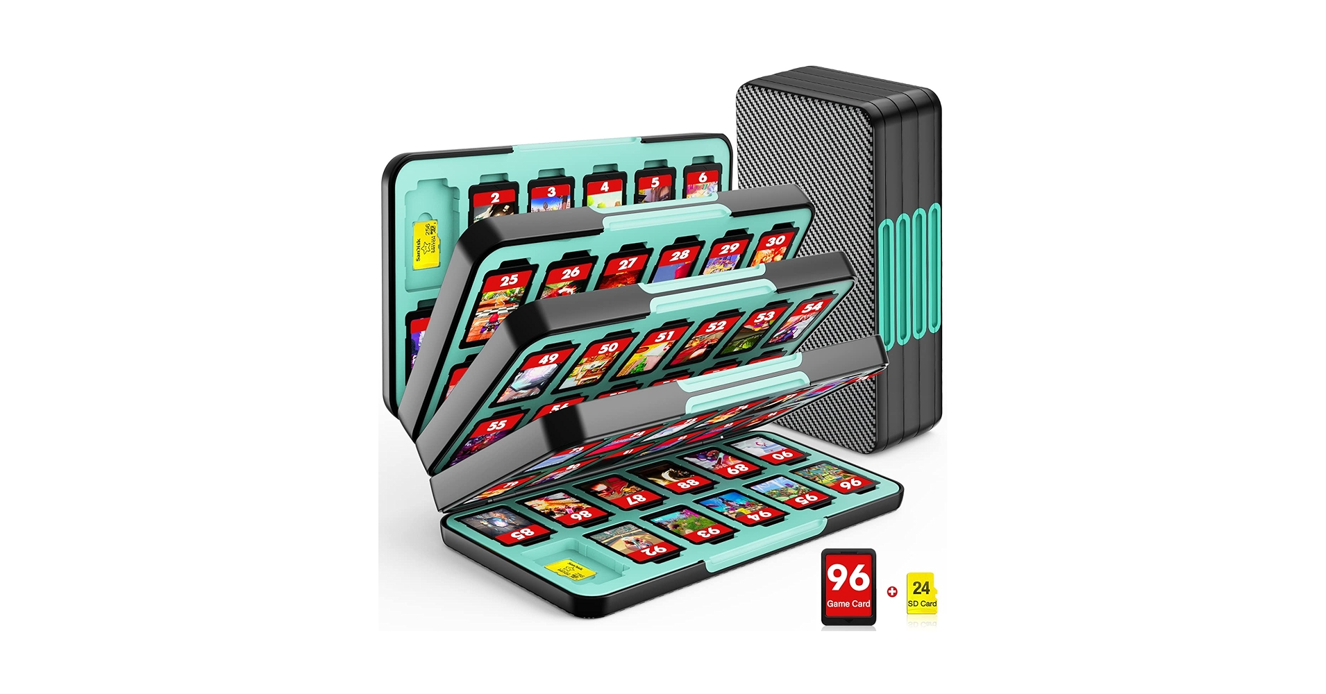 Amazon.com: CYKOARMOR Game Card Case Holder for Nitendo