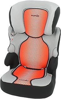 Mycarsit - Silla de coche grupo 2/3 (15kg a 36kg) - 3 estrellas tests tcs - con proteciónes laterales -4 colorido