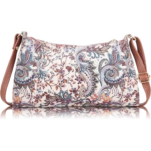 Floral Sling Bag for Women and Girls