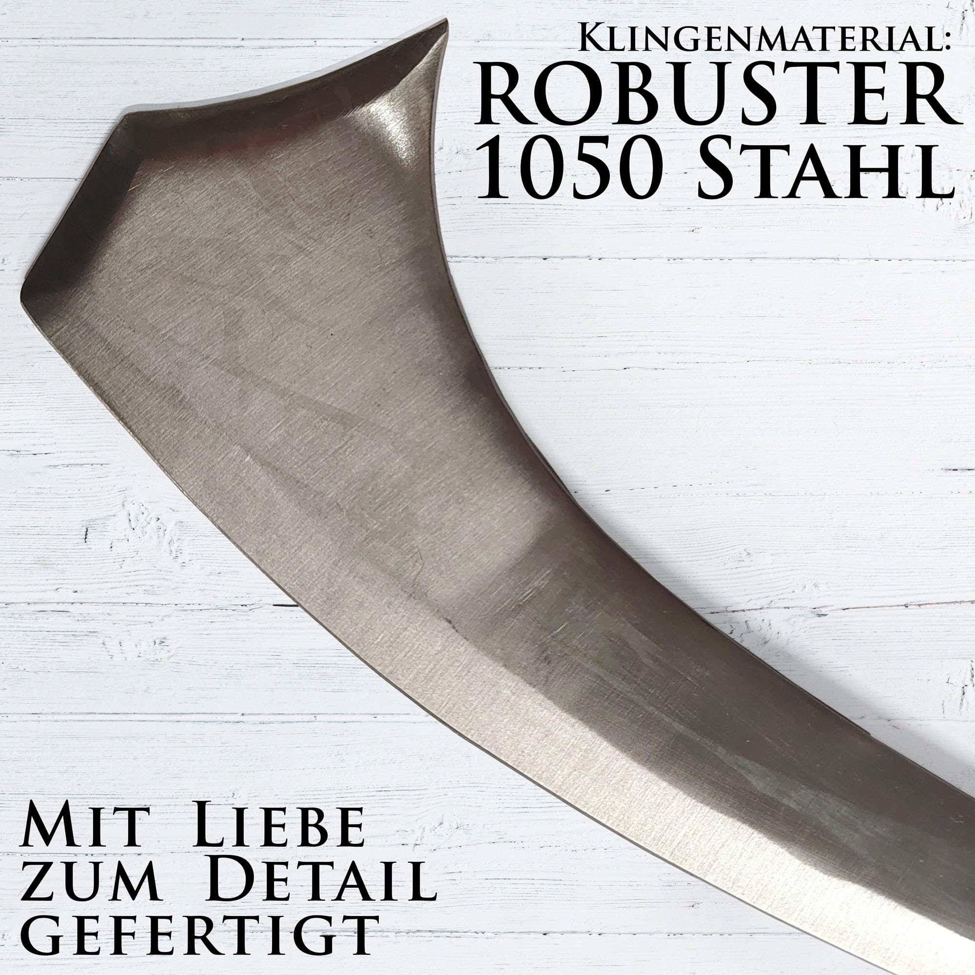 Swords and more Klingon Makleth Trek Fans, Klingonisches Mek'Leth Schwert, Schwert der Ehre, Stahl, Mekleth, Dekoration, Geschenk und Merchandise für Fans & Sammler