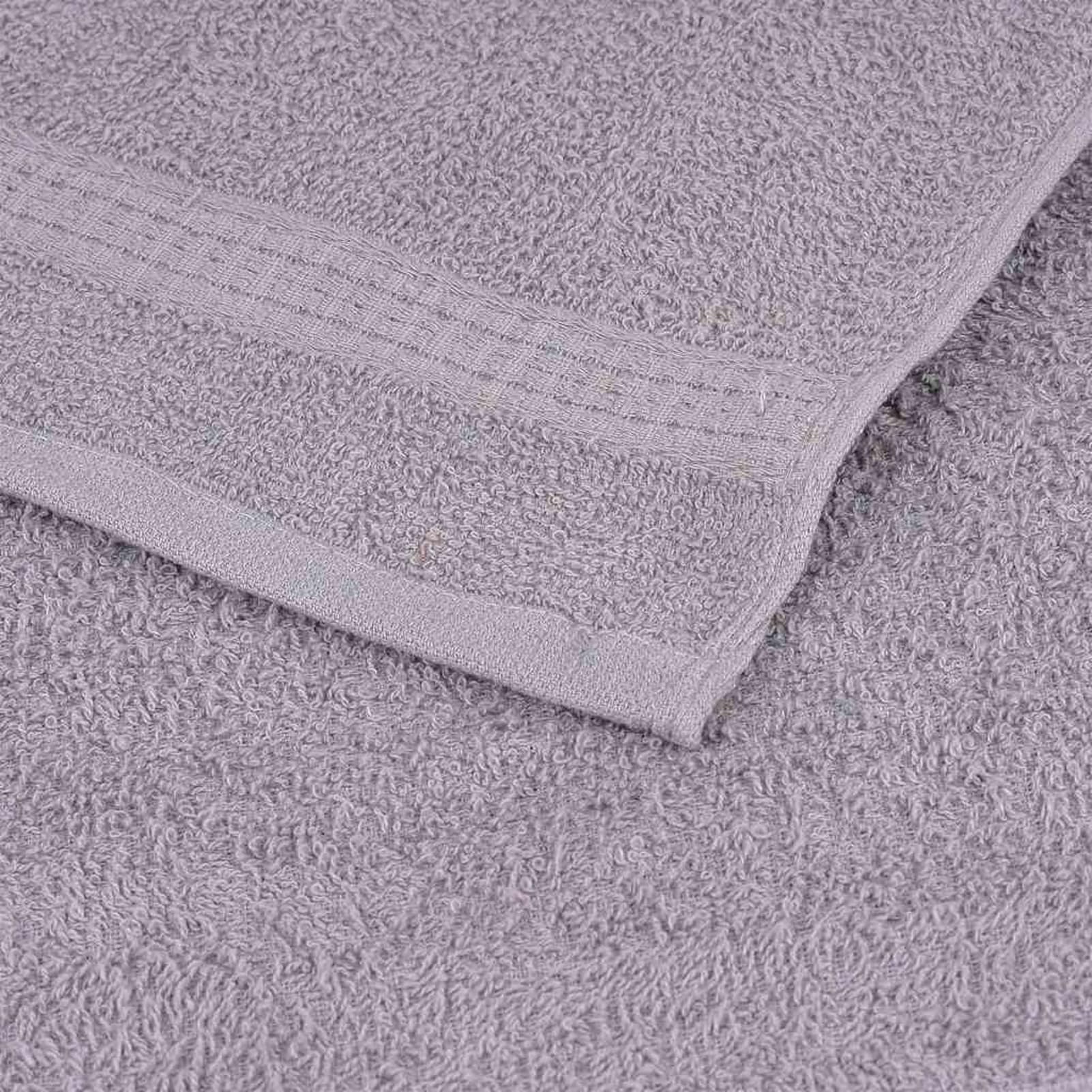 Asciugamani da Bagno FROGN 4 pz Grigio 100x150 cm 360 g/m2