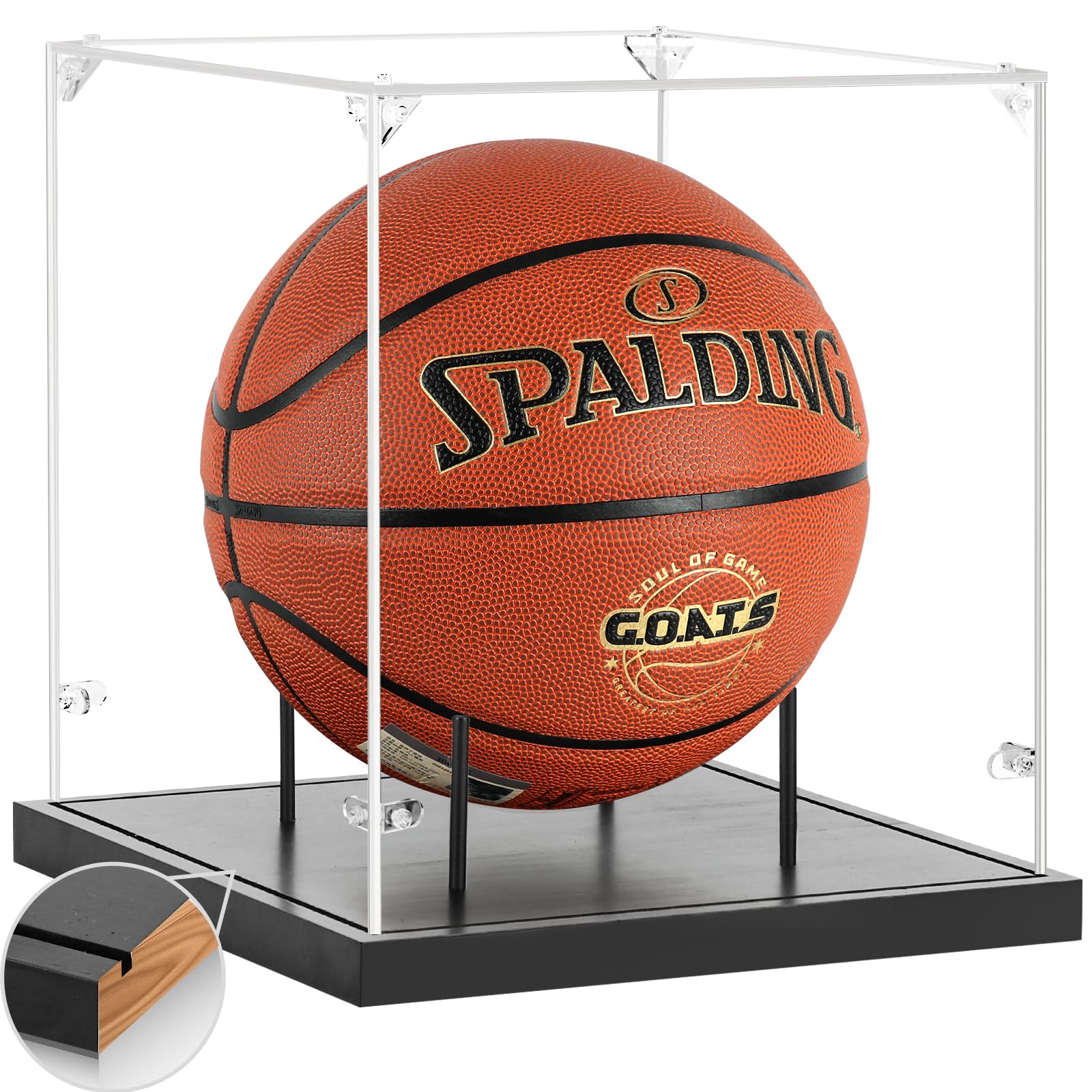 ZenGlyph Basketball Display Case Acrylic Clear - display cases | Mubboo