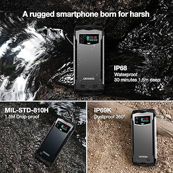 DOOGEE Smini nietłukący się telefon komórkowy, Helio G99 15