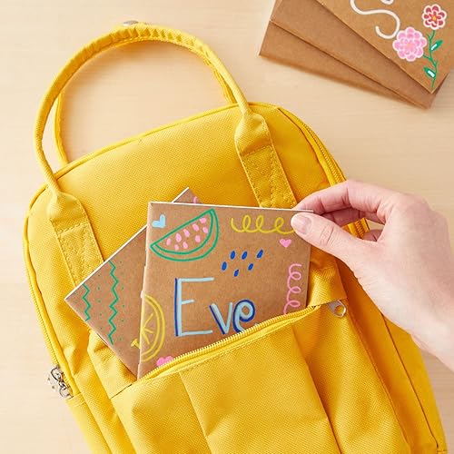 Miniatura 3 de Cuadernos de papel estraza (paquete de 48 unidades), anotadores en blanco a granel, diarios de bolsillo para niños, el aula (4.25 x 5.5 pulgadas)