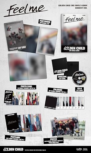 Miniatura 4 de Golden Child Feel me 3er single álbum CD+Photobook+Photocard+Polaroid+Postal+Tracking Sealed GC (versión aleatoria)