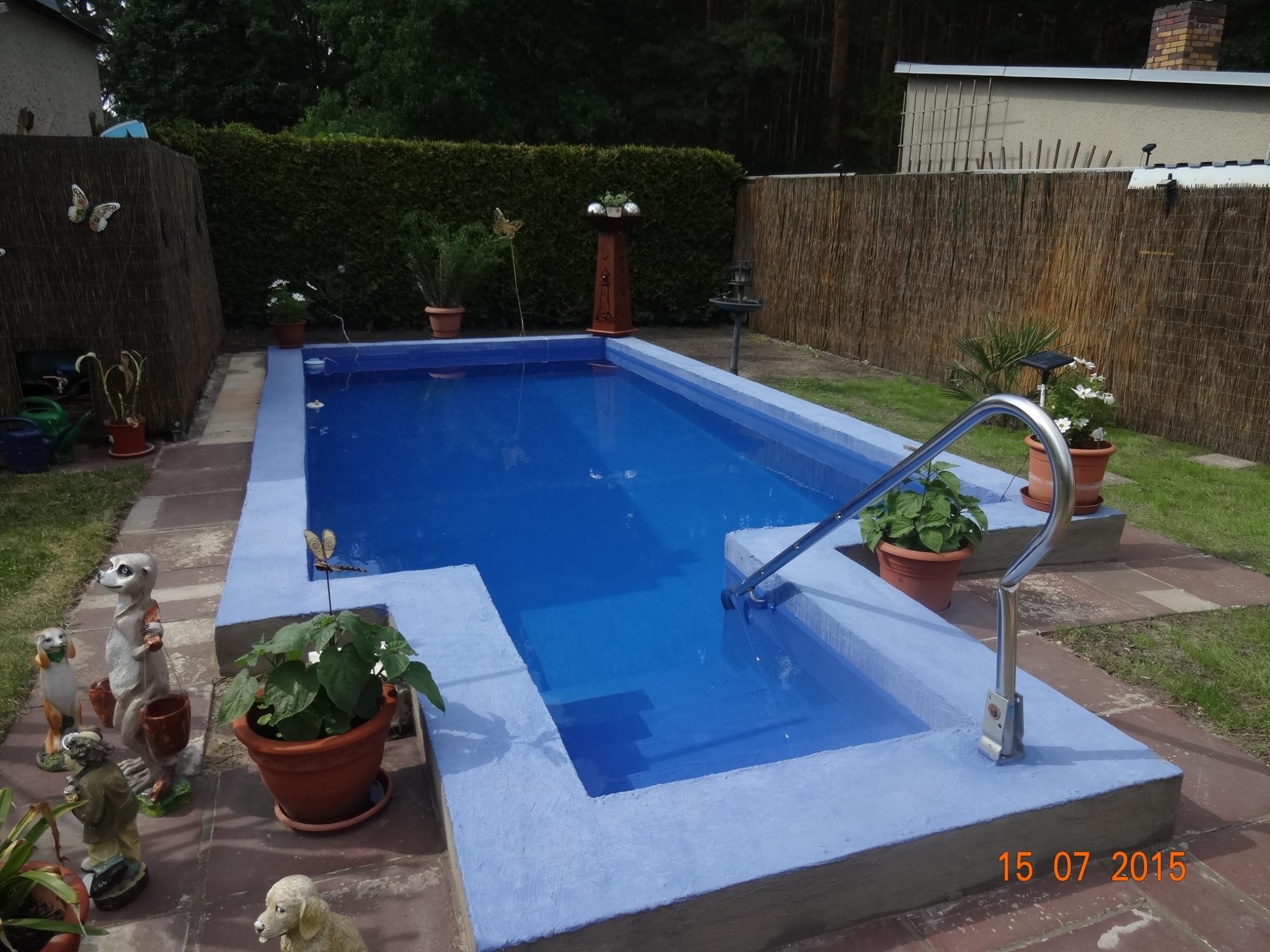 Isolbau Dichtschlämme 2K - 100 kg Lösemittelfrei Wassersperre zur Abdichtung von Schwimmbecken, Pool, Brunnen, Balkon, Terrasse