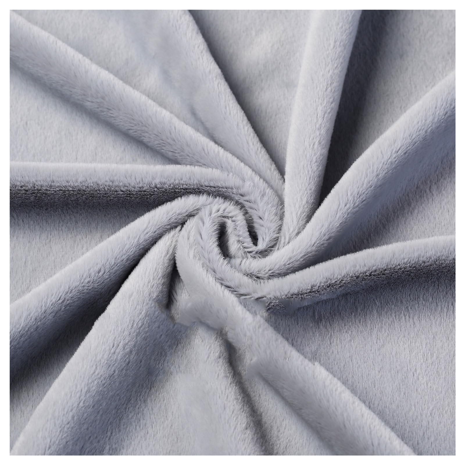 Soft and Fluffy Faux Fur Material, 5mm Shaggy Faux Fur Fabric, Comfortable and Soft DIY Faux Fur Fabric for DIY Projects, Cosplay, Costumes, 50x160cm/50x50cm (Color : Grey, Size : 50x160cm)