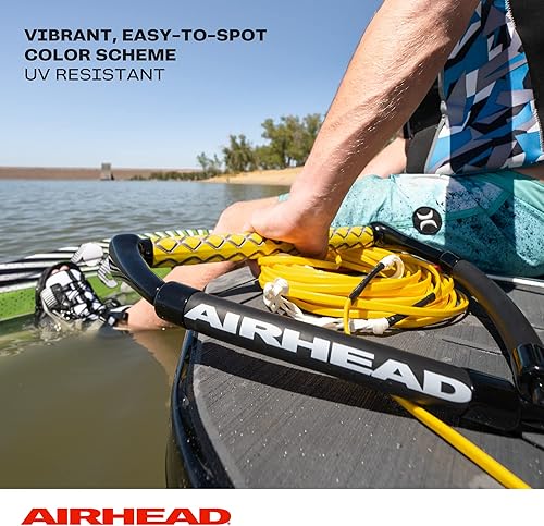 Miniatura 5 de AIRHEAD Dyneema Flat Line Wakeboard Rope 4 Sections 70-Feet Multiple Colors Available