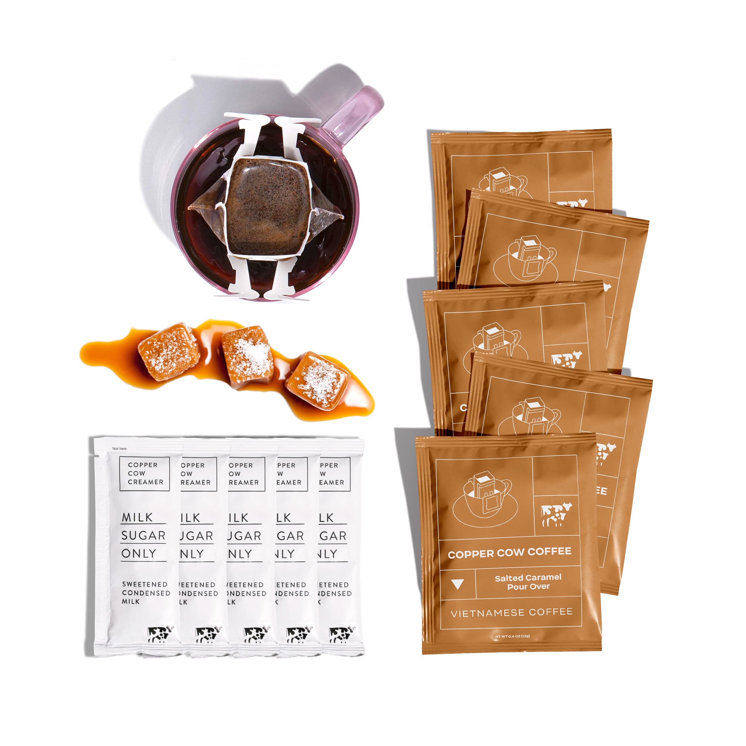 Buy Copper Cow Coffee Vietnamese Pour Over Coffee Filters with