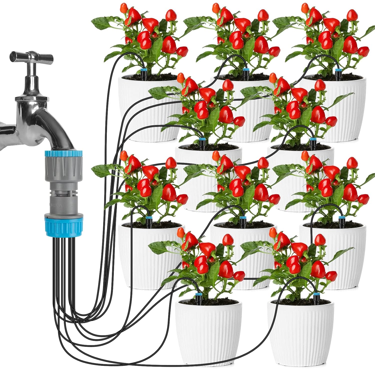 2 Pack Drip Irrigation Kit, Plant Watering Devices, with