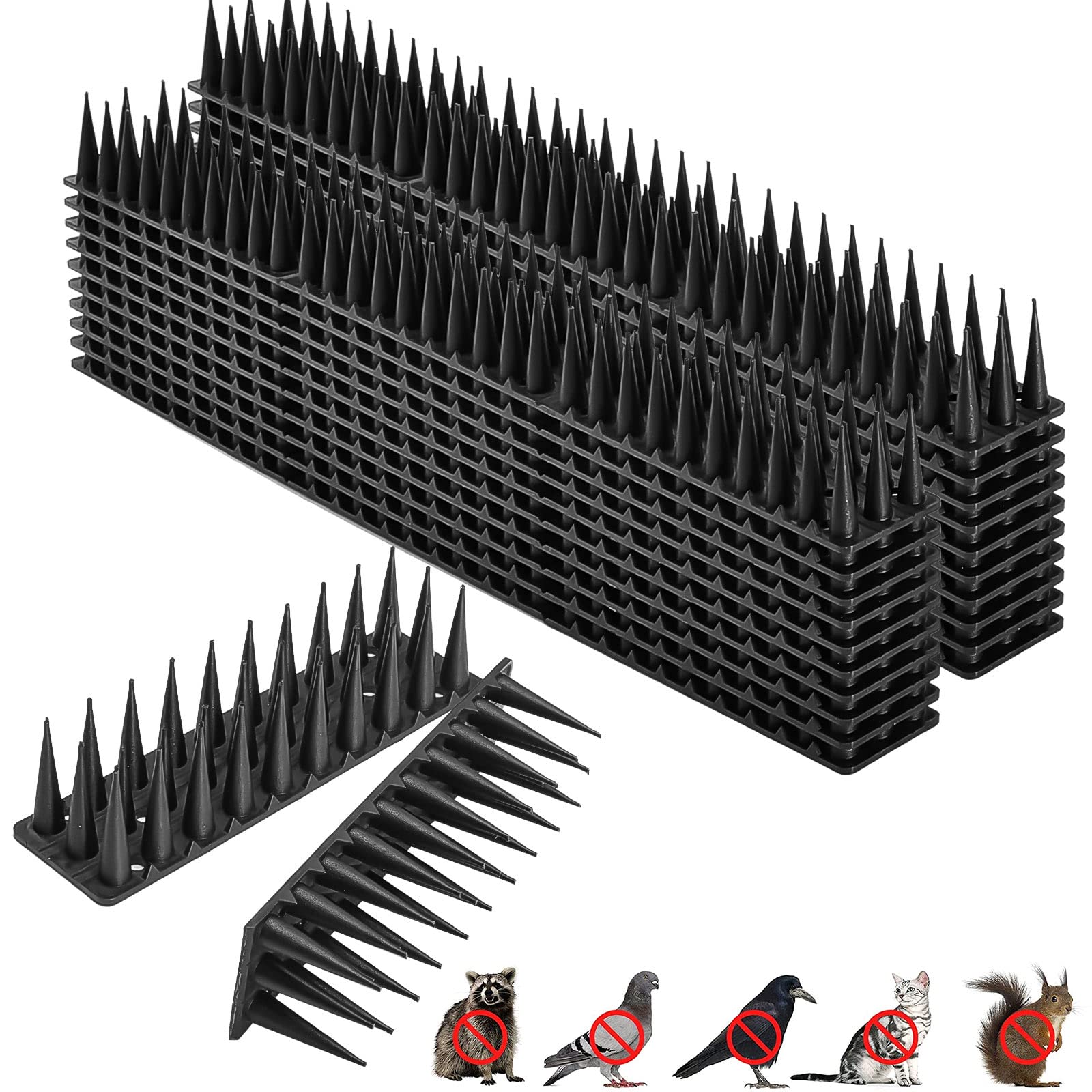 Buy Ezoon 20Pack Bird Spikes, Plastic Bird Deterrent Spikes for Small