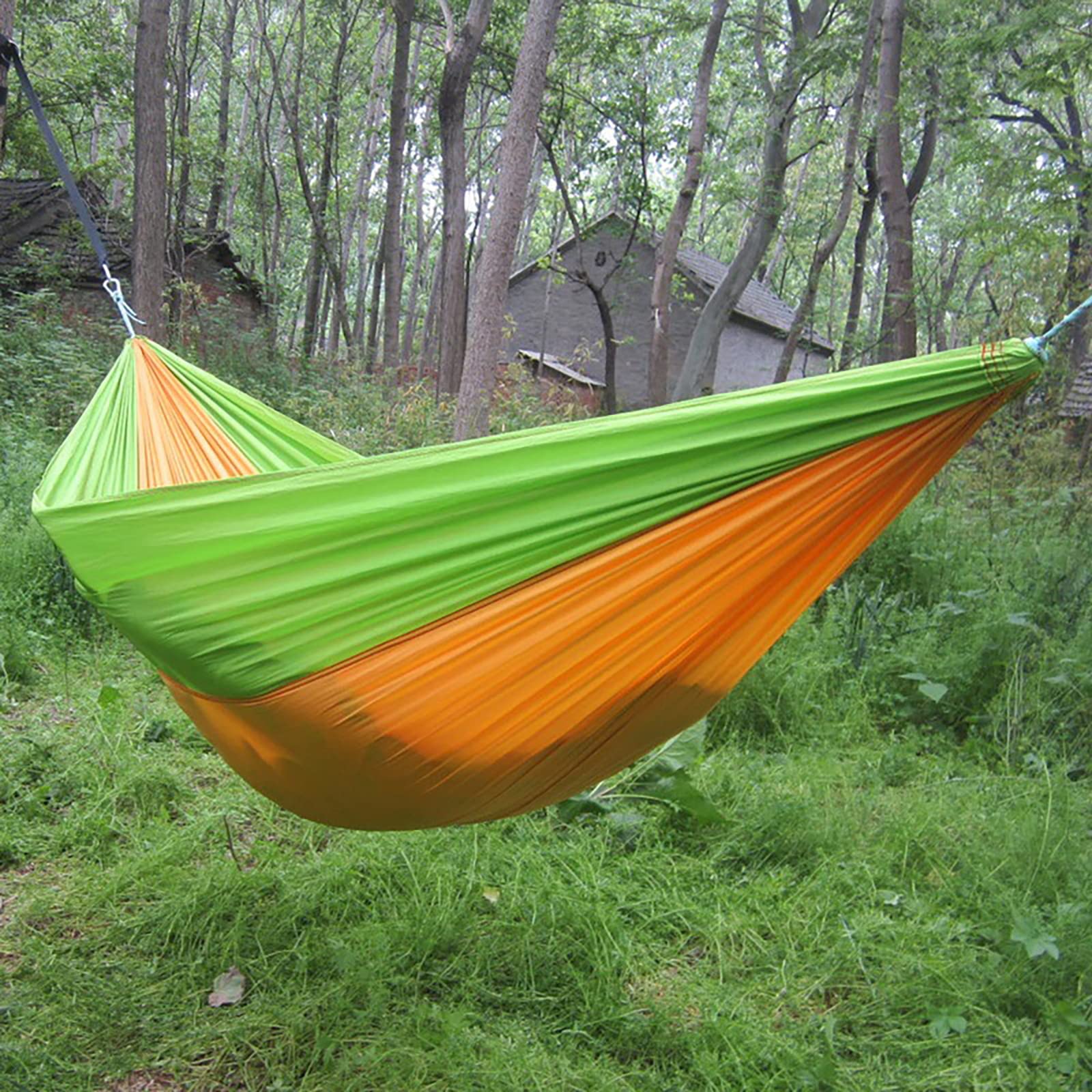 amaca da campeggio, Tenda da viaggio e campeggio in nylon per paracadute ad asciugatura rapida 270 x 140 cm capacità di carico fino a 300 kg per patio balcone