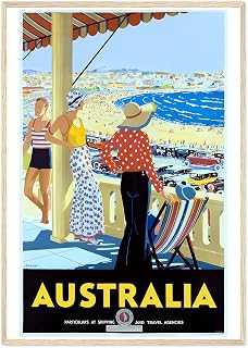 Australia 1920S Bondi Beach Travel Poster - Poster - Travel Poster