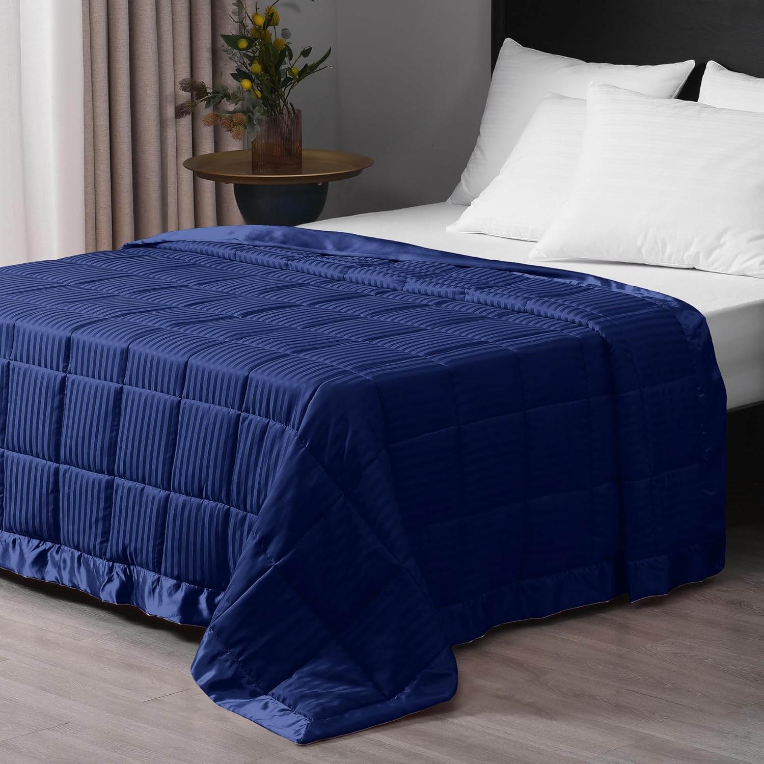 downluxe Weighted Blanket Queen Size, 15 lb Weighted