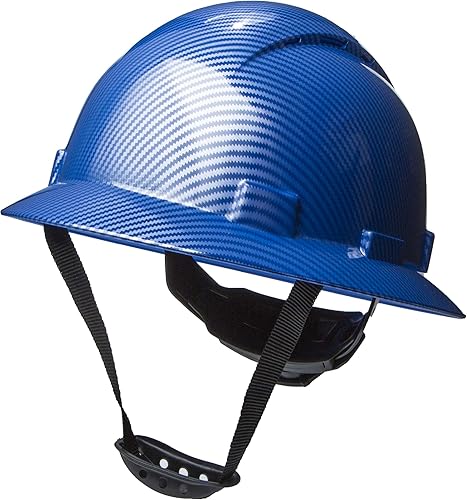 Casco de seguridad OSHA de ala completa, ventilado, con sistema de trinquete de 6 puntos, cumple con ANSI Z89.1, equipo de protección personal,