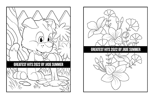 Miniatura 47 de Greatest Hits An Adult Coloring Book with the 100 Best Pages from the Jade Summer Collection
