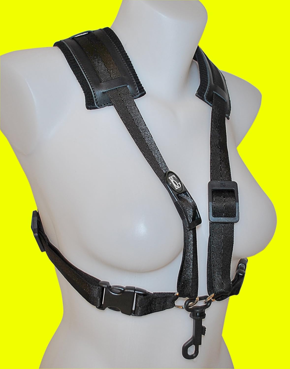 BG COMFORT HARNESS S43CSH Strap, Alto/Tenor, Saxophone, Size XL, Men), Snap Hook