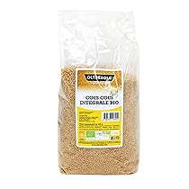 Oltresole, Cous Cous Integrale Biologico 1 Kg, Granelli di Semola di Grano Duro Integrale da Agricoltura Biologica, Ideale per Primi Piatti e Contorni Salutari, Confezione Ideale per Famiglie