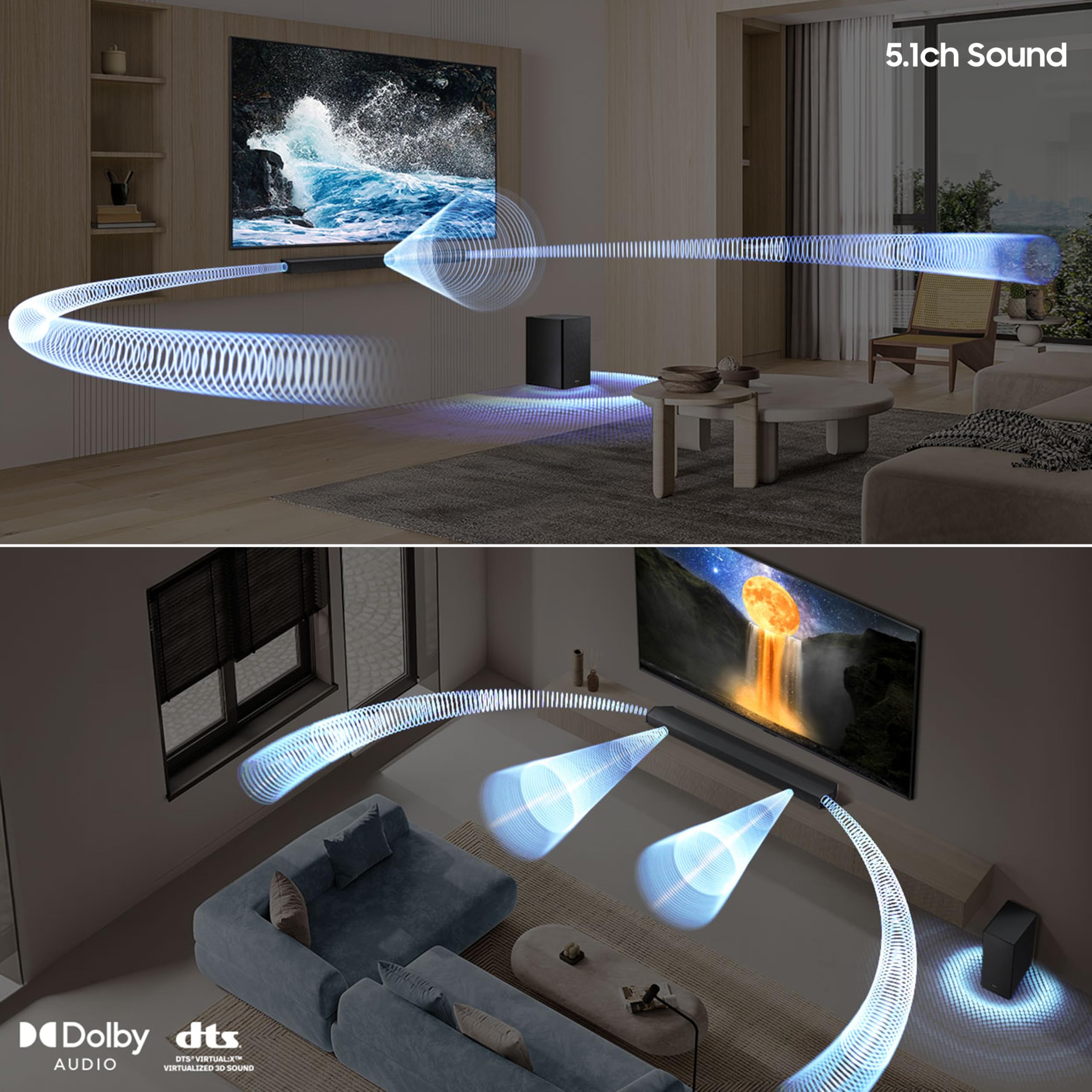 Samsung 400W 5.1ch Soundbar - Dolby Atmos & DTS:X -3