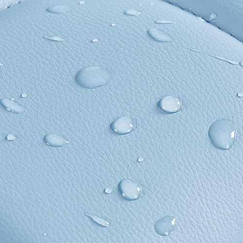 Miniatura 36 de Yaheetech Pink - Juego de 2 taburetes de bar de terciopelo ajustables, taburete giratorio moderno de altura de mostrador con base más grande para