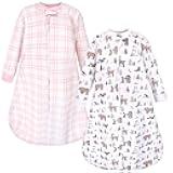 Hudson Baby Unisex Baby Premium Quilted Long Sleeve Sleeping Bag and Wearable Blanket