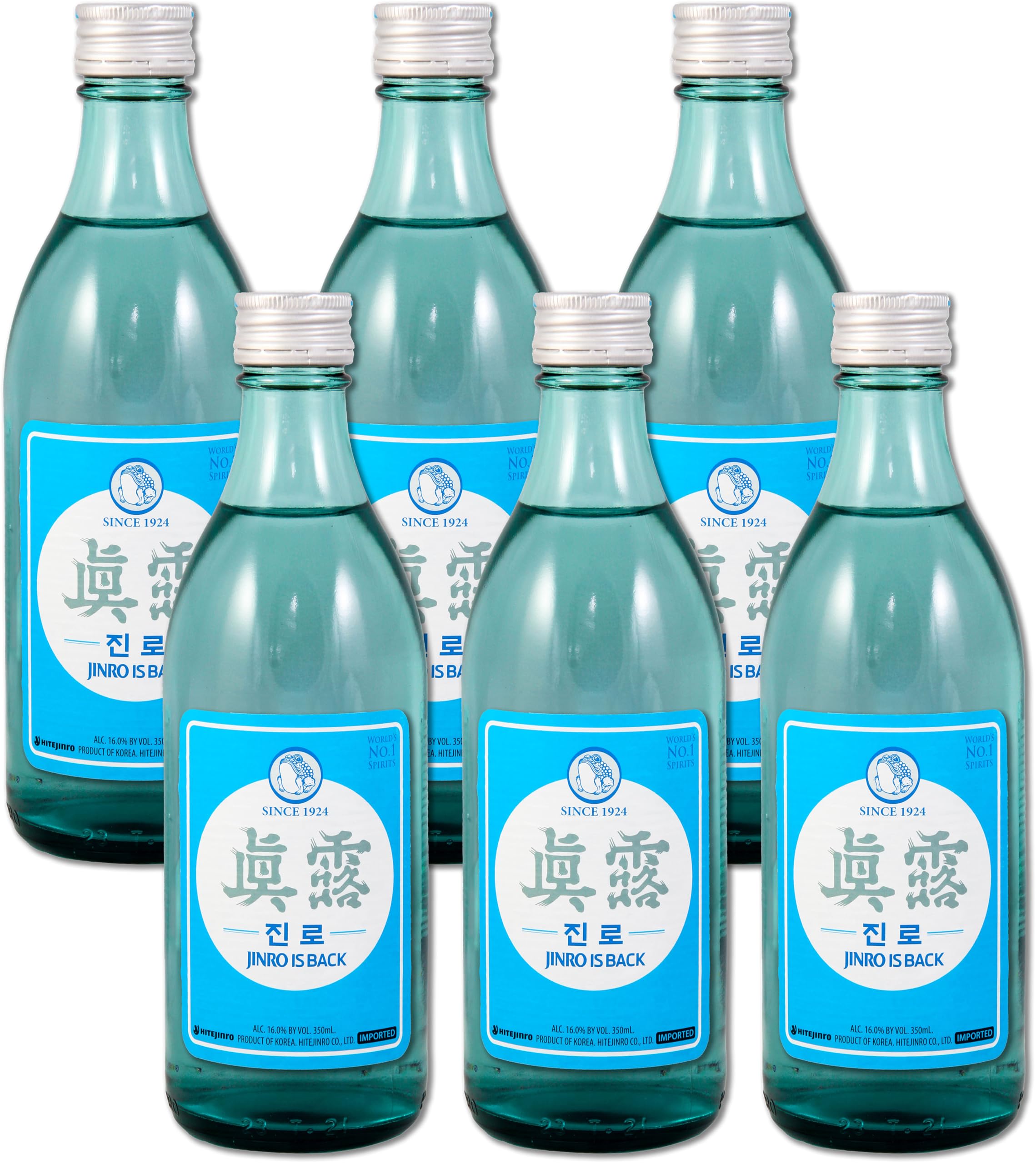 6er-Pack - Soju Jinro is Back (6x 350ml) Jinro Retro | Spirituose 16% vol