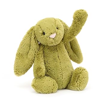 ぬいぐるみ　Bashful Fern Bunny 緑　うさぎ Amazon.co.jp: Jellycat Bashful Moss Bunny ぬいぐるみ Mサイズ