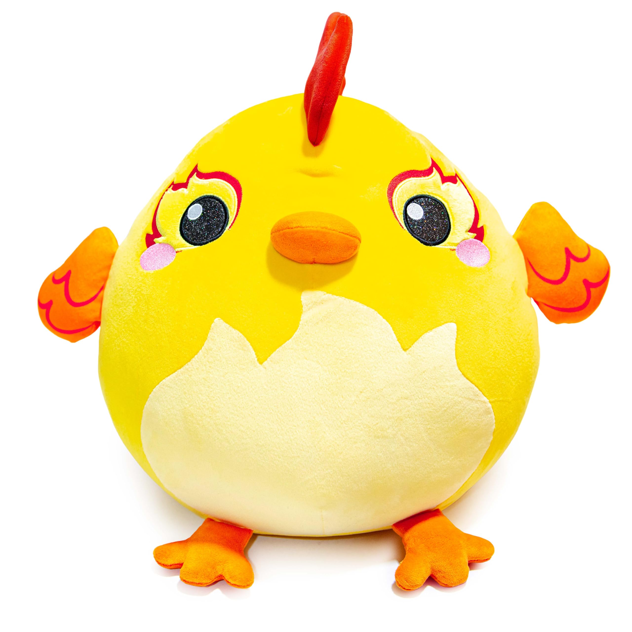 CRAZE Squishpets Flammy Plush Hen – 12 Inch Soft Toy Stuffed Animal for Kids – Cute Kawaii Plushy Cuddly Toy for Girls Plushies Suitable from Age 3+ — image 1