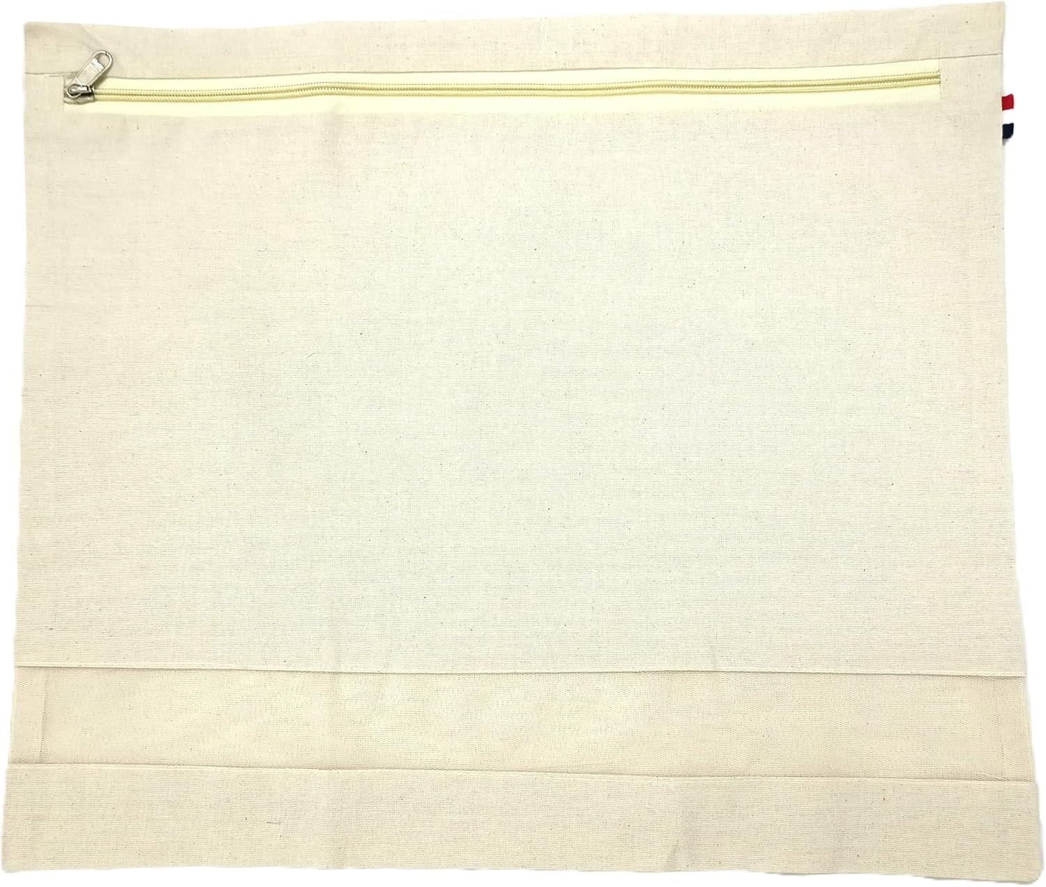 Cotton Saree Bags, Covers for Storage Set with Zip Closure for Clothes Bags and Wardrobe Organizer with Transparent mesh window (16 x 14 Inches) (Pack 0f 10)