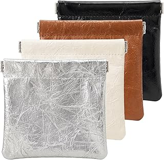 ISKYBOB Pocket Cosmetic Bag Squeeze Top, 4 Pc...