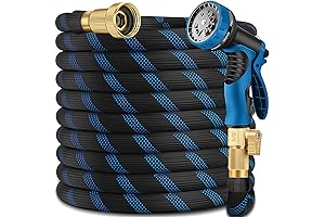 gardguard 100ft expandable garden hose - Heavy Duty Expanding Water Hose