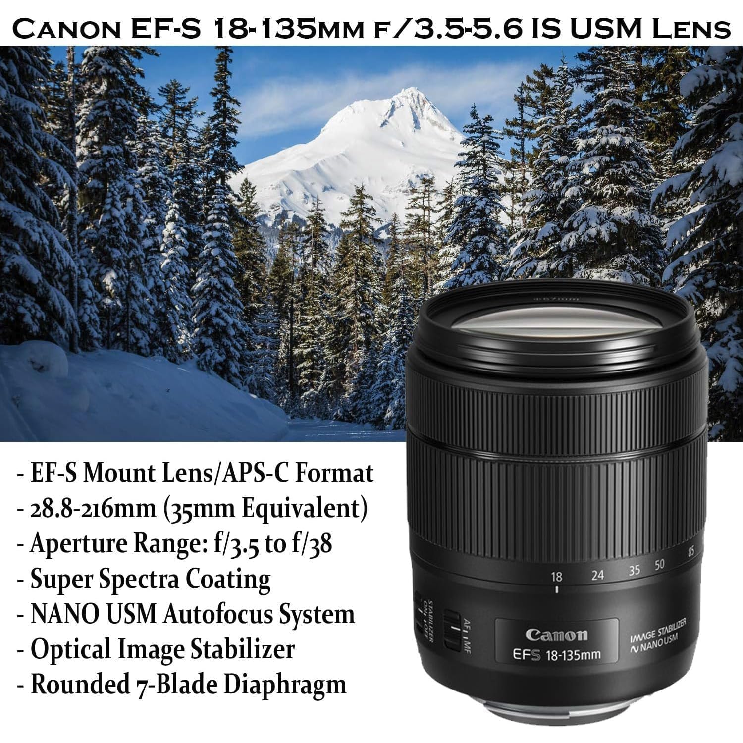 Amazon.com : Canon EOS 90D DSLR Camera with Canon 18-135mm/ EF 