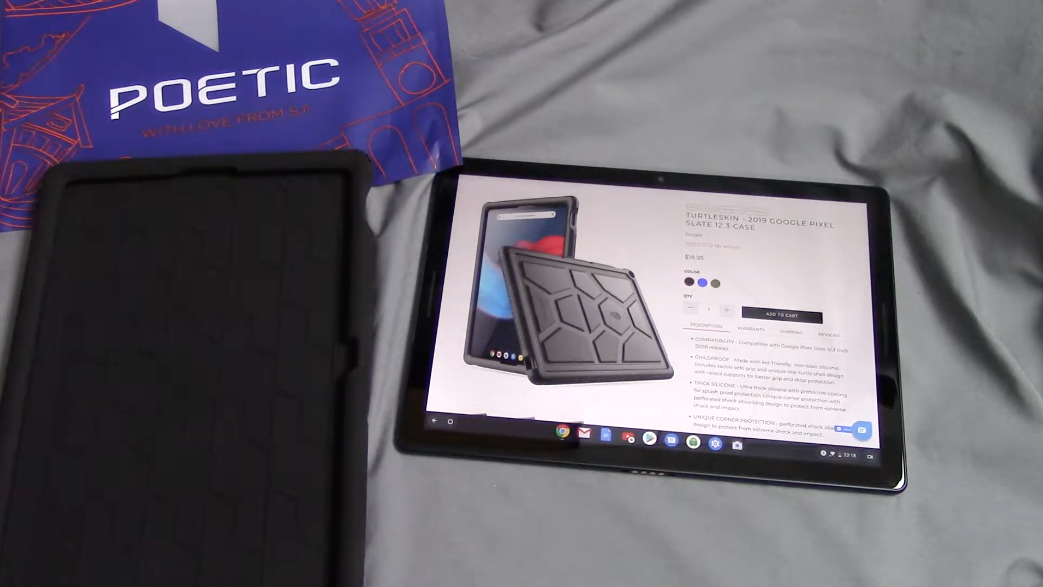 Poetic TurtleSkin - Custodia Per Tablet Google Pixel Da 11 Pollici (2023), Resistente, Antiurto, Robusta, Adatta Ai Bambini, In Silicone, Colore Nocciola - Foto 10