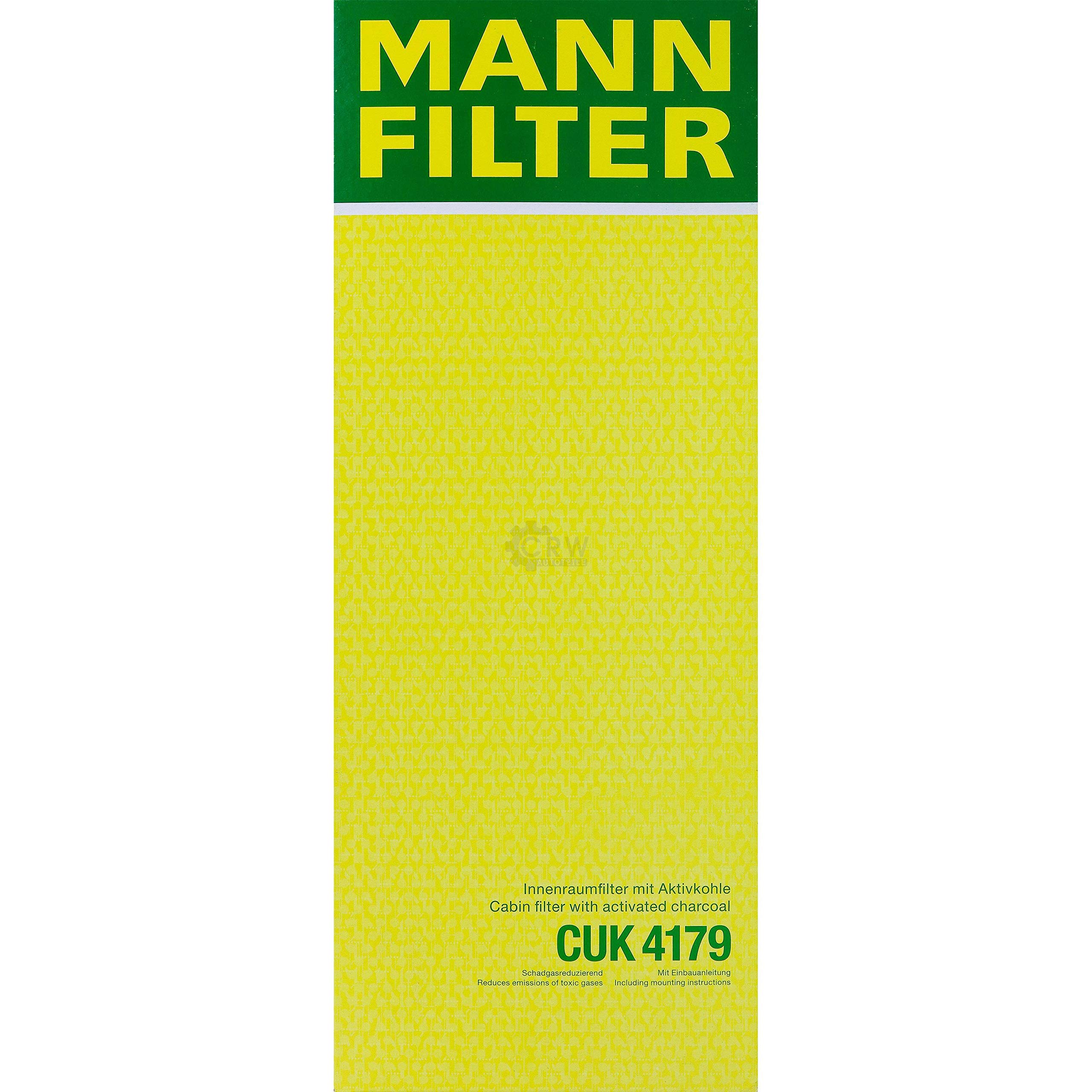 Paquete de inspección Kit de mantenimiento de filtros con filtro de aceite HU 711/51 x, filtro de aire C 35 160/1, filtro de combustible PU 927 x, filtro de habitáculo CUK 4179, tornillo de