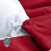 Vista 142 de Bare Home Funda de edredón extra larga – Premium 1800 súper suave – Funda de edredón ligera y fresca – Ropa de cama suave y transpirable