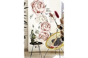 Mesmerizing Pink and White Peony Decals